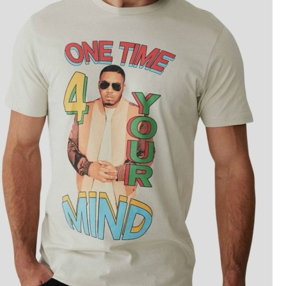 NAS T Shirt Nasty Nas 1994 One Time For 4 Your Mind Rap Tee M Double Sided
